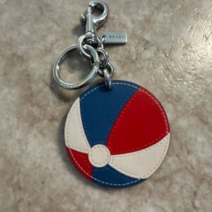 COACH Beach Ball Keychain